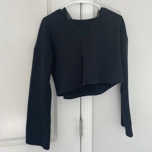Black Gymshark Cropped Hoodie!